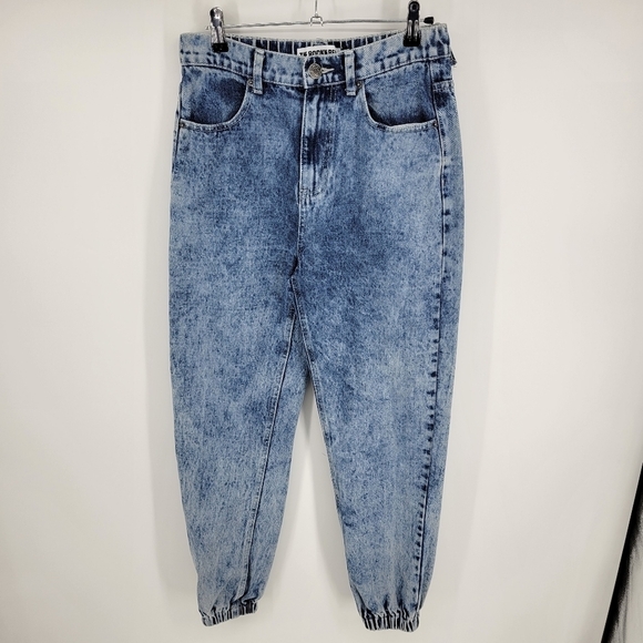 🖤 womens size 6 the rockn rev acid wash cropped high waist mom jeans - Picture 13 of 13